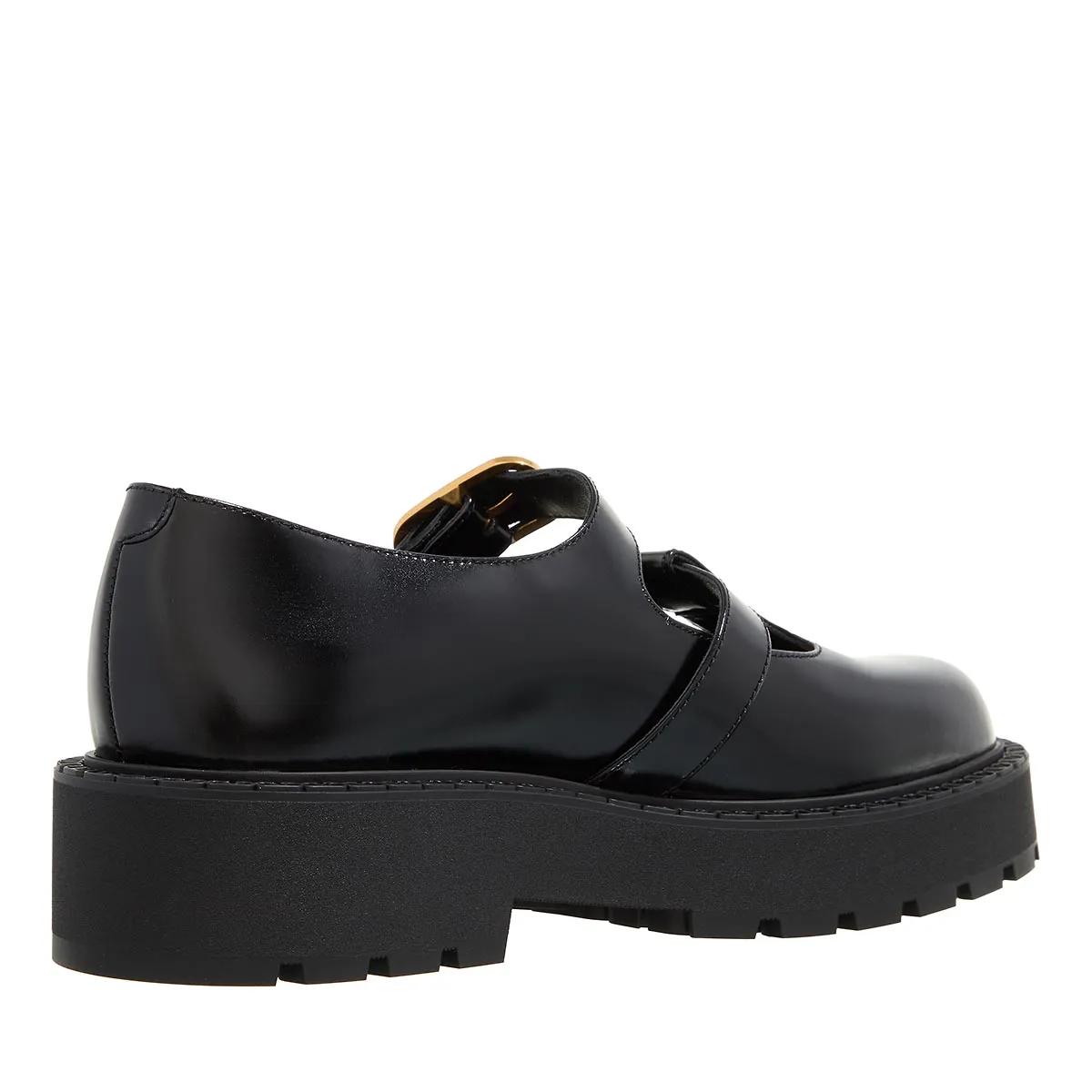 Valentino Garavani Loafers Mary Jane Vlogo in zwart