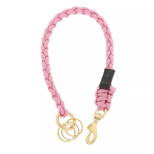 fashionette Key Chain Small Braided Rose Schlüsselanhänger