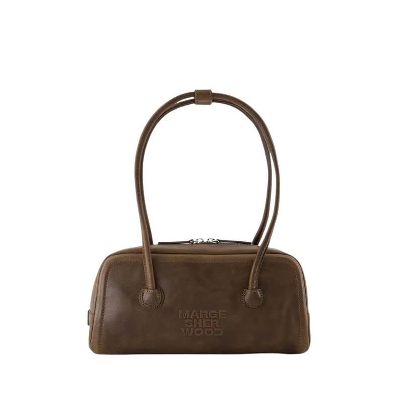 MARGE SHERWOOD Schoudertas Soft Baguette Shoulder Bag - Leather - Brown Brown