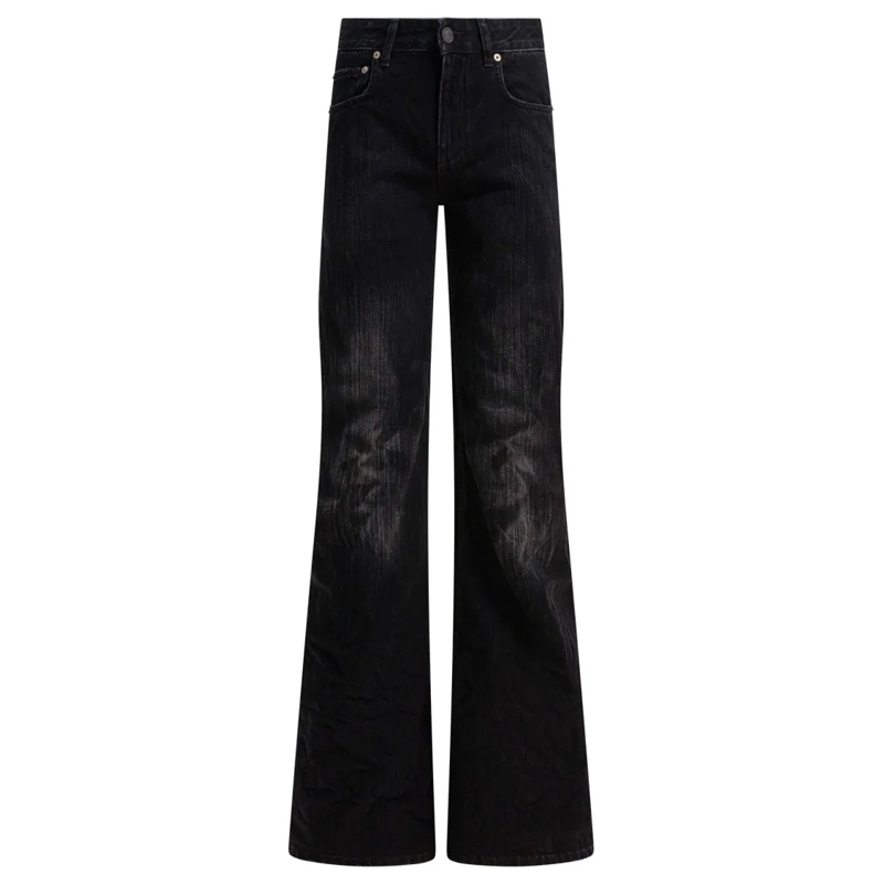 Balenciaga Jeans Wide Leg Jeans Black