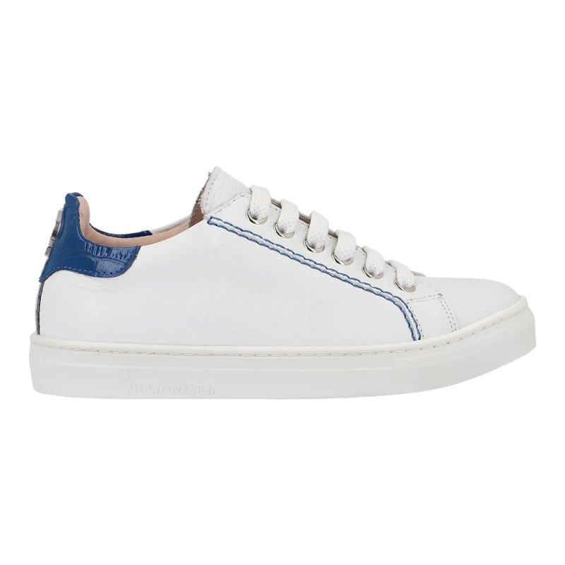 BILLIONAIRE Low-Top-Sneaker Low-Top Turnschuhe Double B weiss(Image 2)