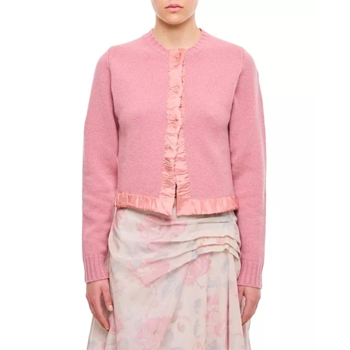 Molly Goddard Anya Wool Cardigan Pink 