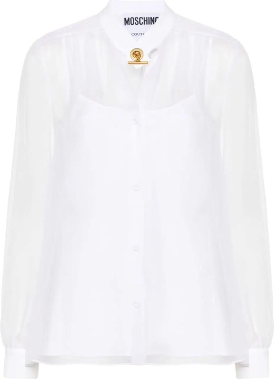 Moschino - Top White - Größe 44 - weiß