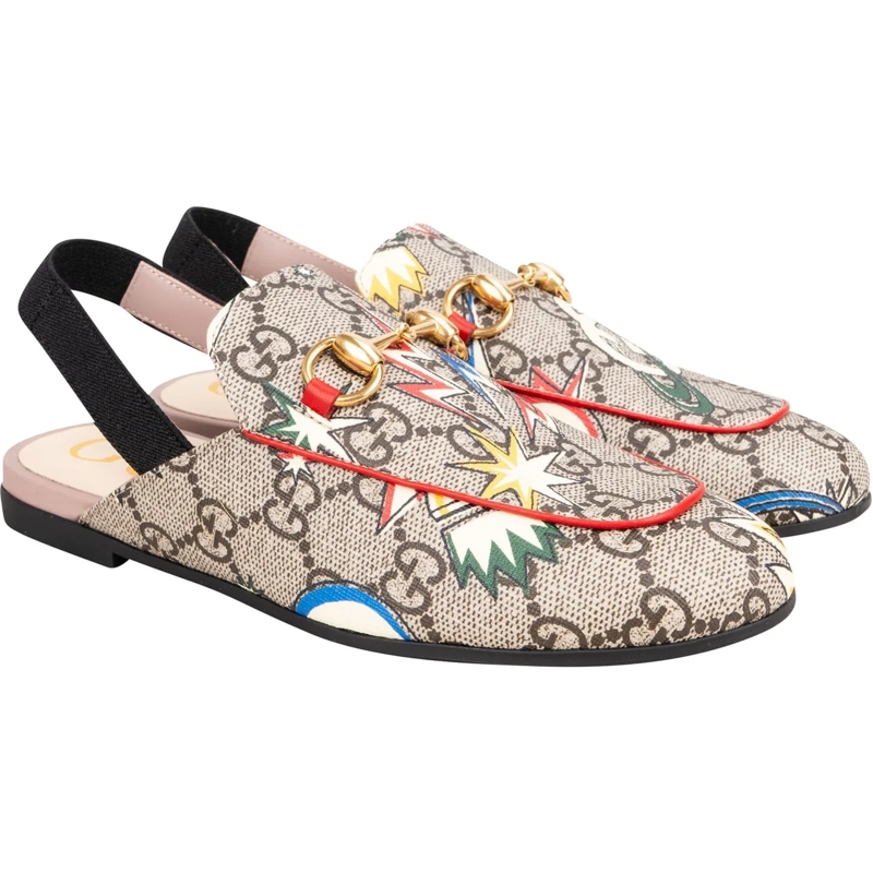 Gucci Loafer Gucci Limited GG Monogram Princetons Slipper (31) braun