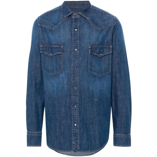 Jacob Cohen Shirts Western Denim Shirt Blue