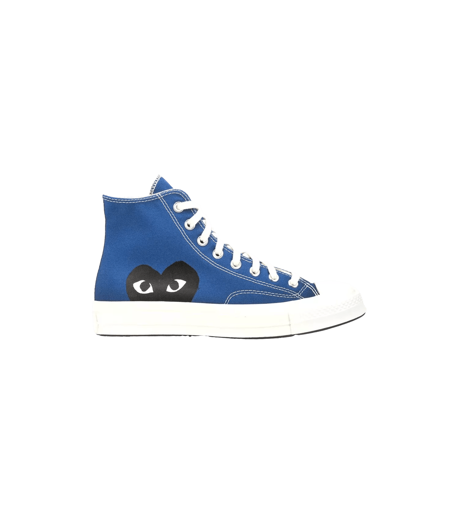 Comme des Garcons Play Sneakers - Big Heart Converse Chuck Taylor 70 High-Top-Sneake - Gr. 3 - in Blau - für Damen