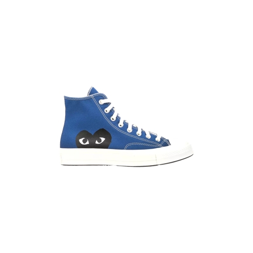 Comme des Garcons Play Big Heart Converse Chuck Taylor 70 High-Top-Sneake blue blue sneaker haut de gamme