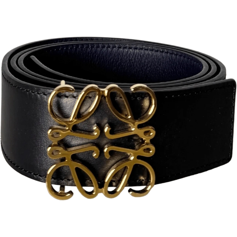 Loewe Gürtel Loewe Anagram Wendegurtel Gro�e 90 Schwarz / neuwe schwarz