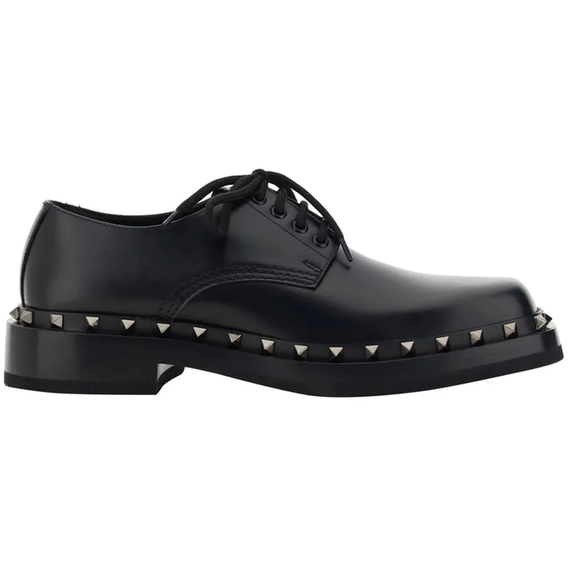 Valentino Garavani T-Shirt Valentino Garavani Rockstud Derby Shoes schwarz