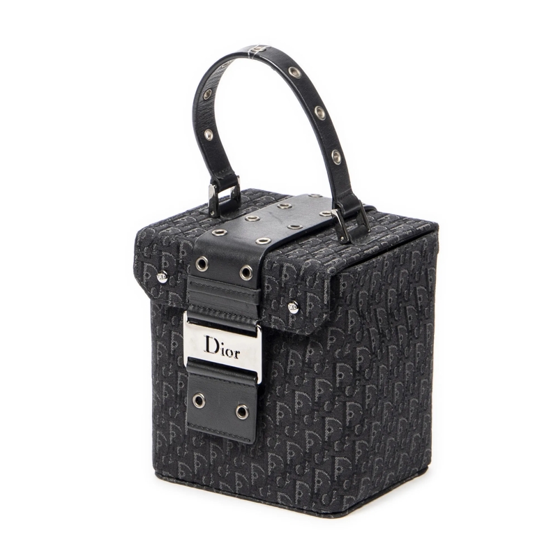 Christian Dior Crossbody Bag Street Chic Mini Vanity Case schwarz