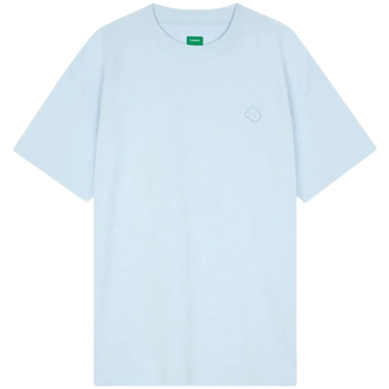 Flâneur T-Shirt t-shirt logo licht blauw blau