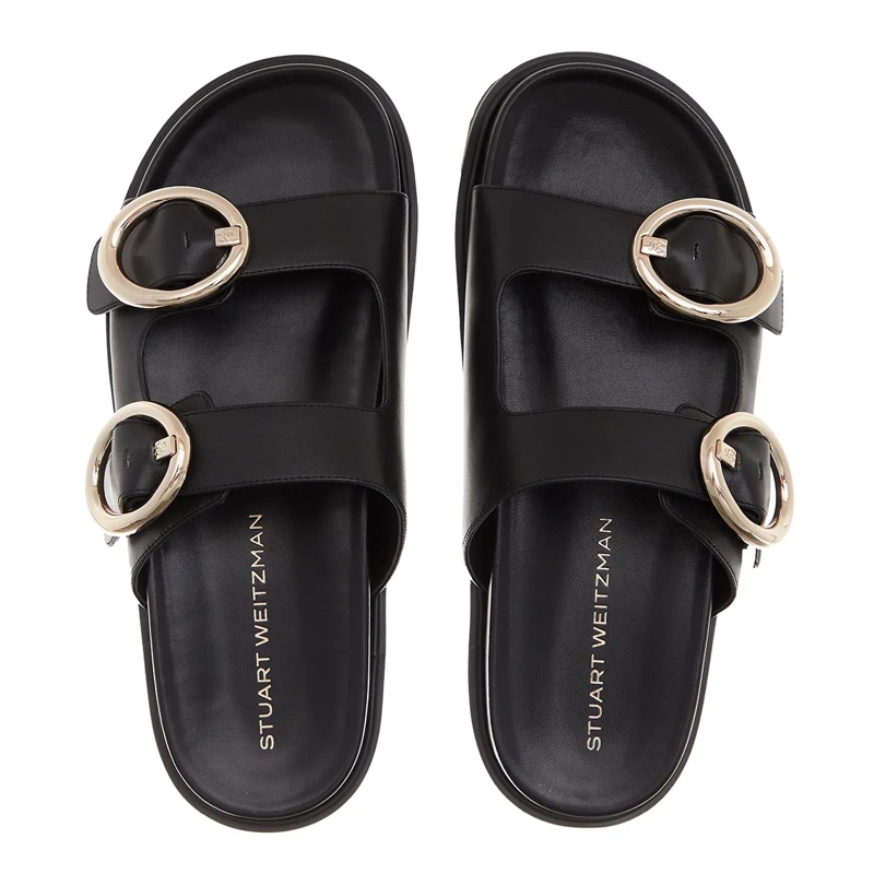 Stuart Weitzman Sandalen Benni Sport Slide Black(Image 6)