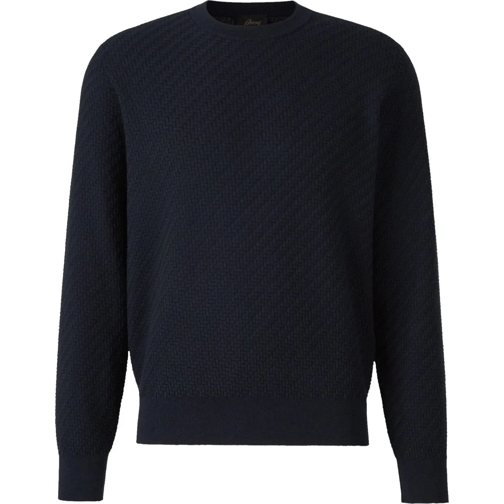 Brioni  Textured Cotton Sweater mehrfarbig