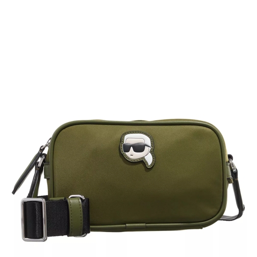 Karl Lagerfeld K/Ikonik 2.0 Nylon Camera Bag Olive | Camera Bag ...