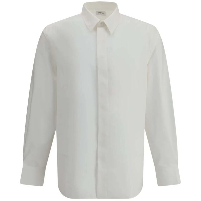 Saint Laurent Legeres Oberteil Shirts White weiß