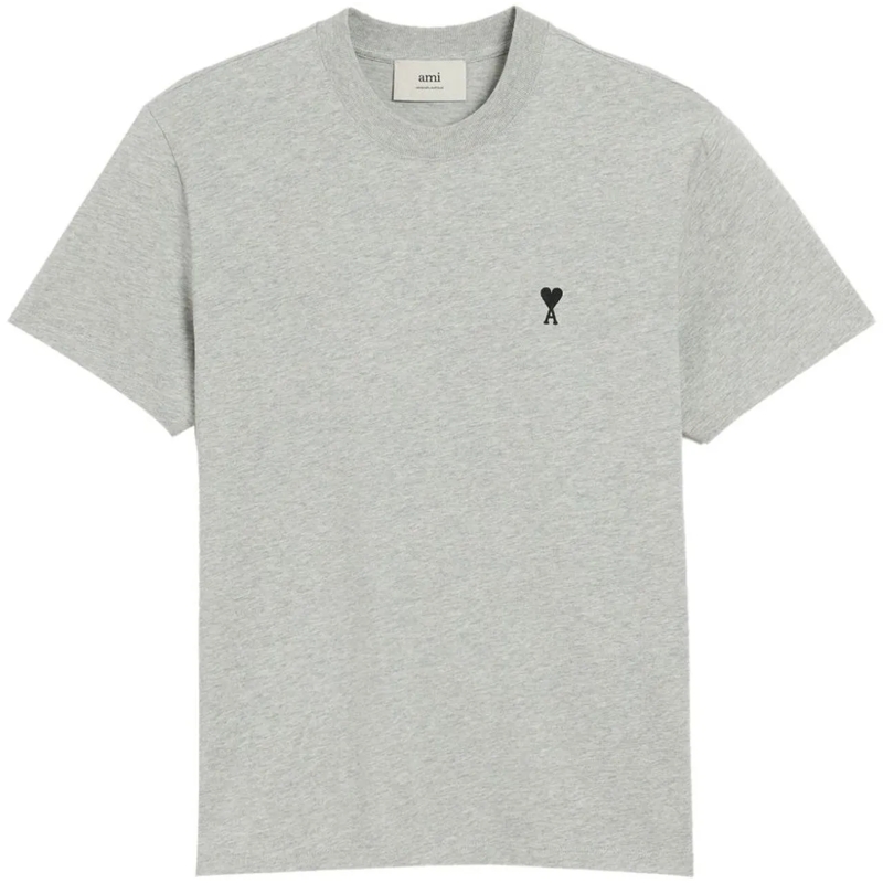 AMI Paris T-Shirt T-Shirts And Polos Gris Cendre grau