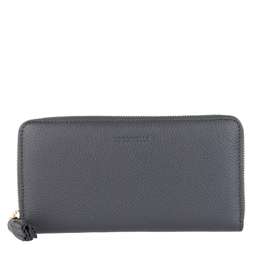 Coccinelle Wallet Bottalatino Leather Ash Grey Continental Wallet