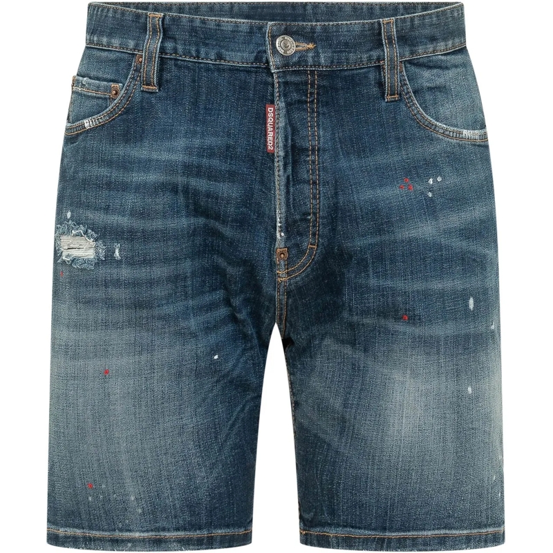 Dsquared2 Shorts Marine Short in Denim Cinque Tasche blau