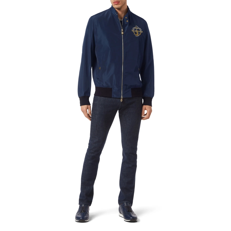 BILLIONAIRE Daunenjacke Bomberjacke dunkel-blau(Image 3)