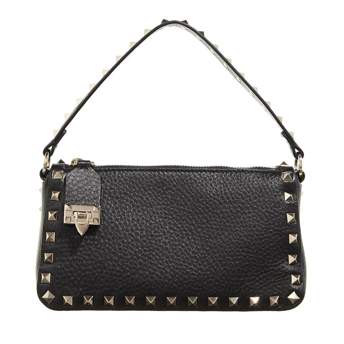 Valentino Garavani Crossbody Bags - Small Rockstud Shoulder Bag - Gr. unisize - in Schwarz - für Damen