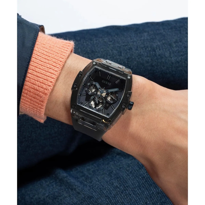 Guess Quarzuhr Quarz-Analoguhr Phoenix grau(Image 6)