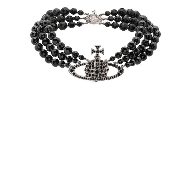 Vivienne Westwood Mittellange Halskette Layered Necklace With Silver-Tone Orb Not Applicable