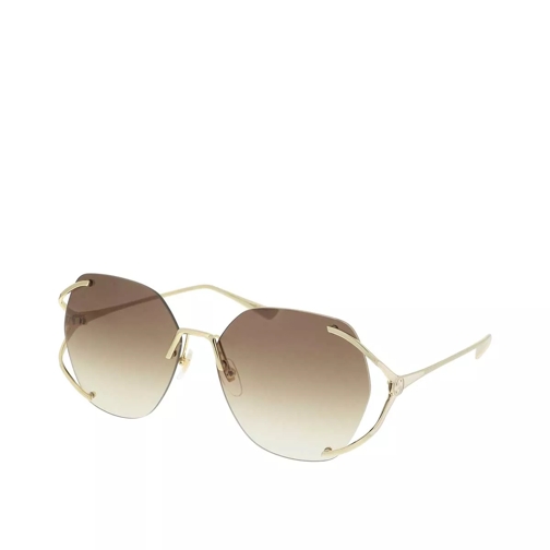 Gucci GG0651S-003 59 Sunglass WOMAN METAL Gold Sunglasses