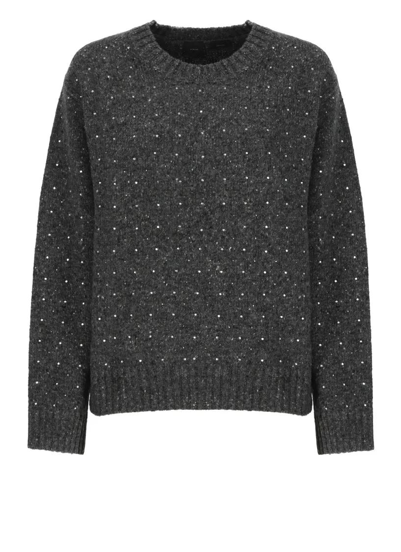 Pinko - Avvinato Sweater - Größe S - schwarz