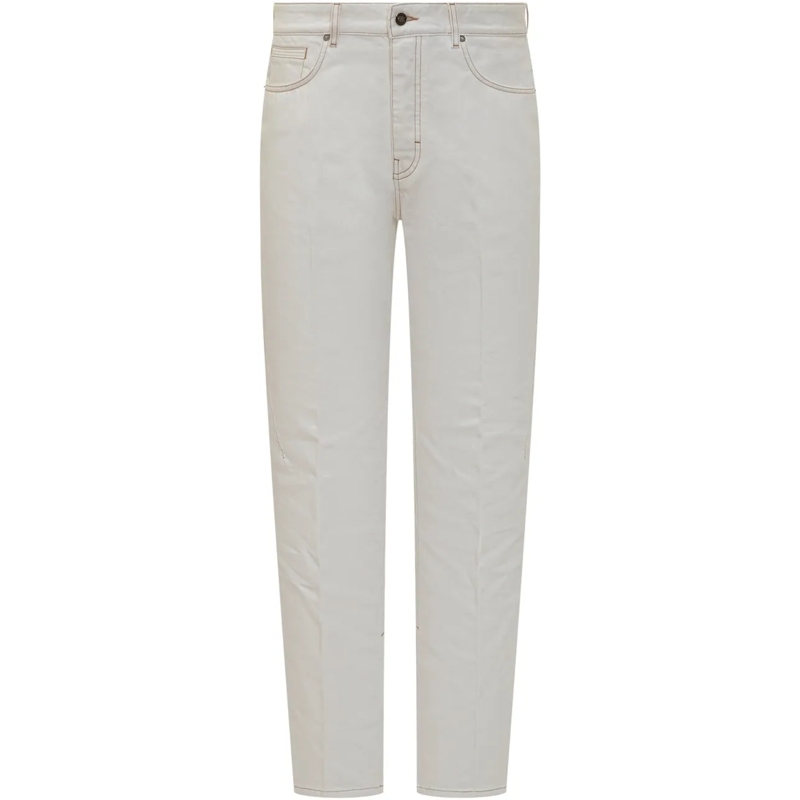 Givenchy Jeans à jambe droite Pantaloni weiß