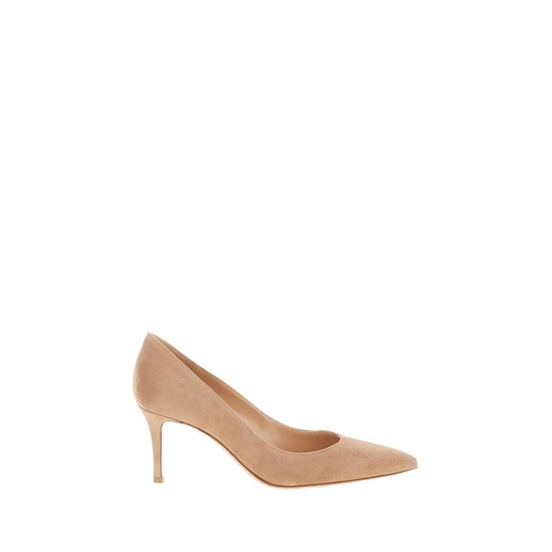Gianvito Rossi Escarpins Gianvito 70 Suede Pump Neutrals