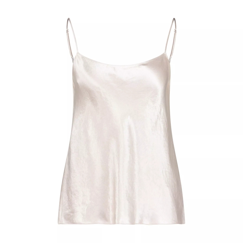 Vince  Top in Satin 47701959278938 Creme