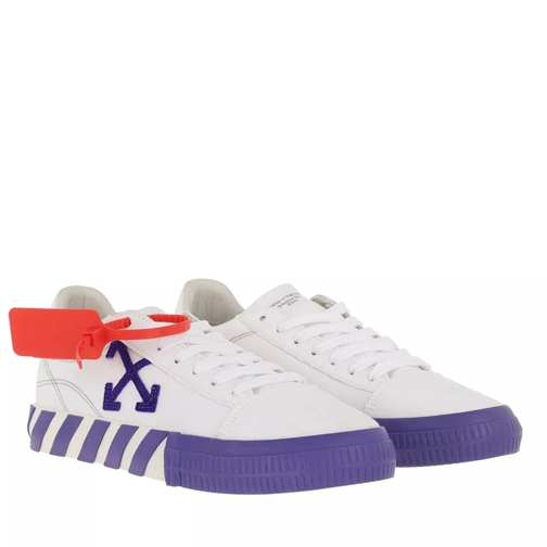 Off-White Canvas Low Vulcanized Sneakers White Violet Low-Top Sneaker