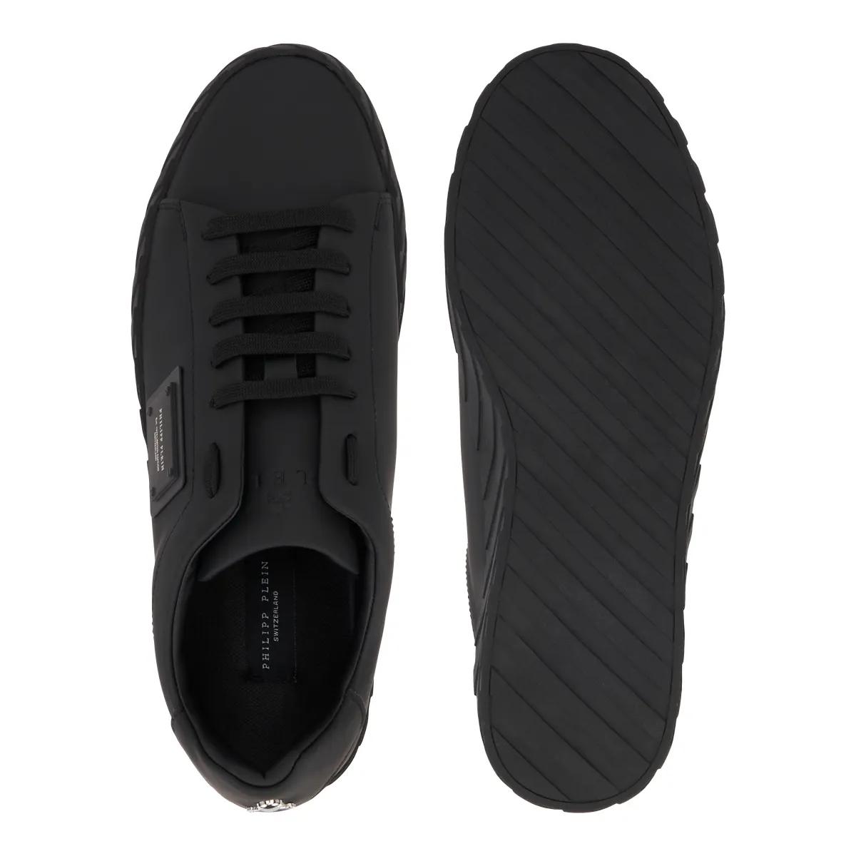 Thumbnail - Philipp Plein Low-Top Sneaker - Lo-Top Turnschuhe Placca - Gr. 47 - in Schwarz - für Damen
