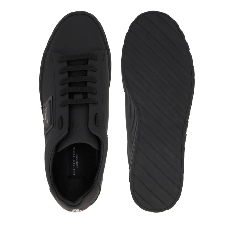 Philipp Plein Low-Top-Sneaker Lo-Top Turnschuhe Placca schwarz(Image 5)