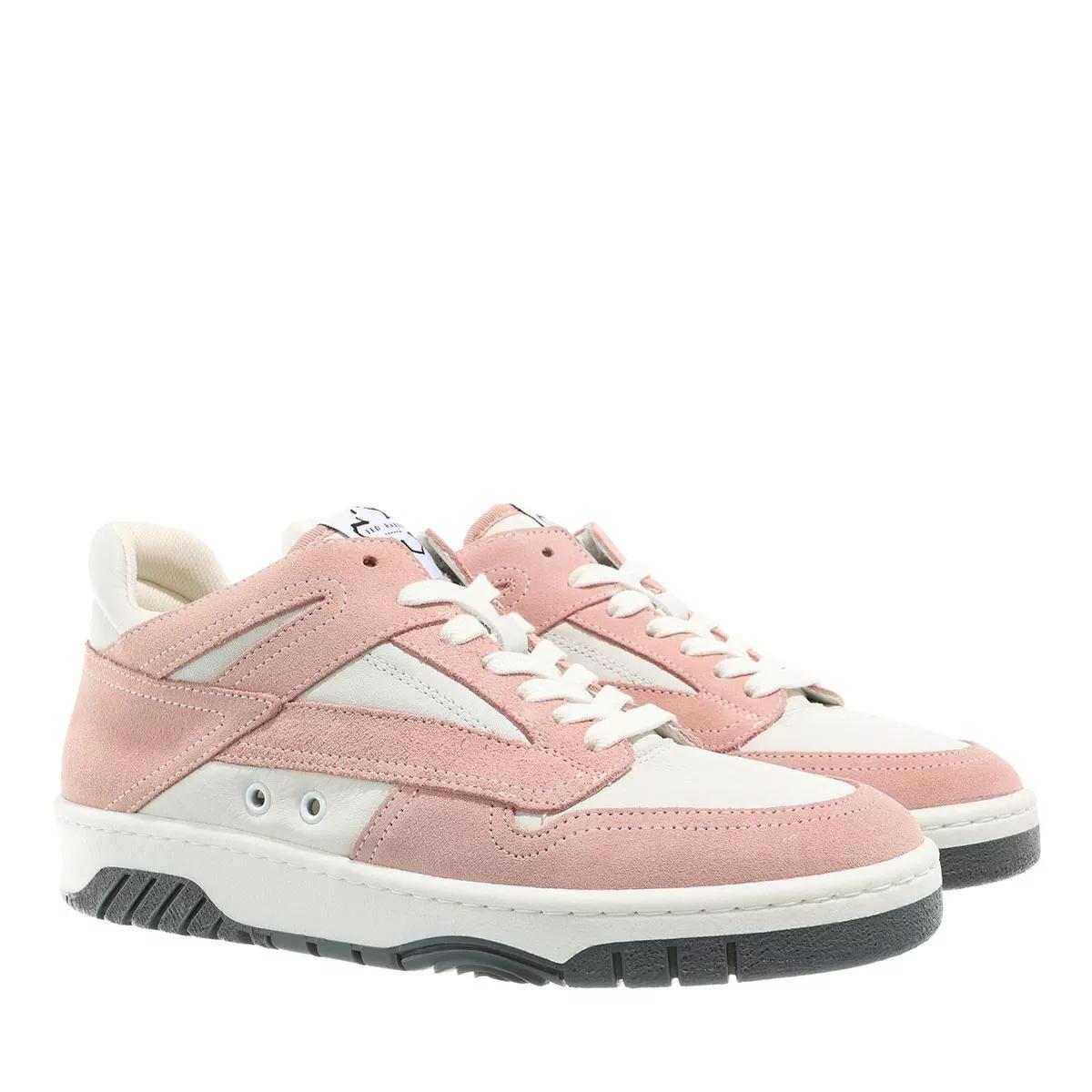 Pink and best sale blue sneakers