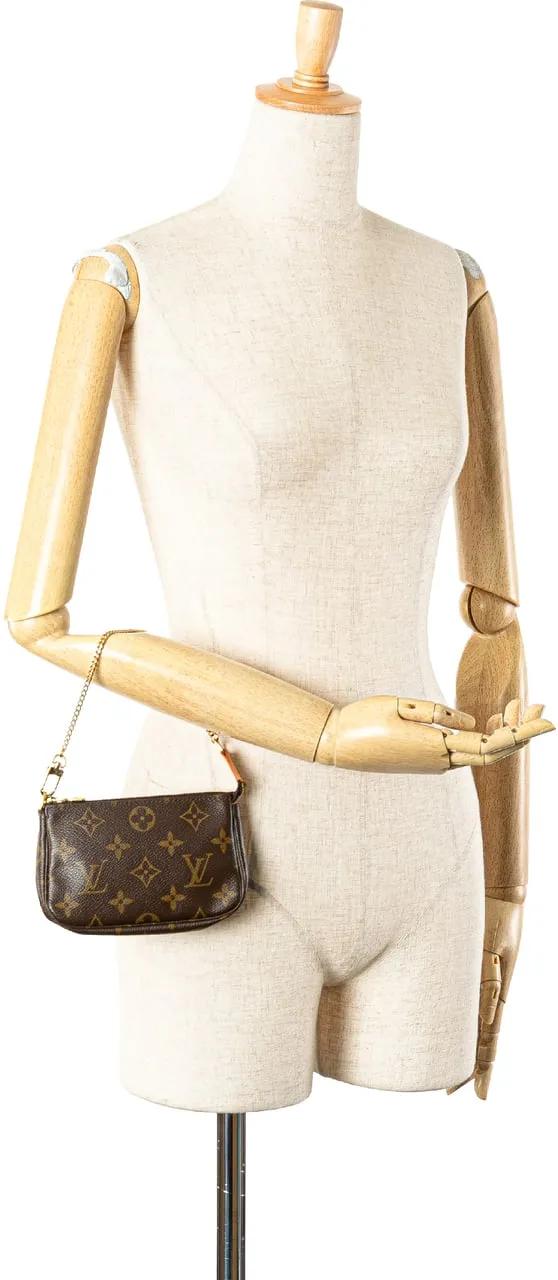 Thumbnail - Louis Vuitton Crossbody Bags - Monogram Mini Pochette Accessoires - Gr. unisize - in Braun - für Damen