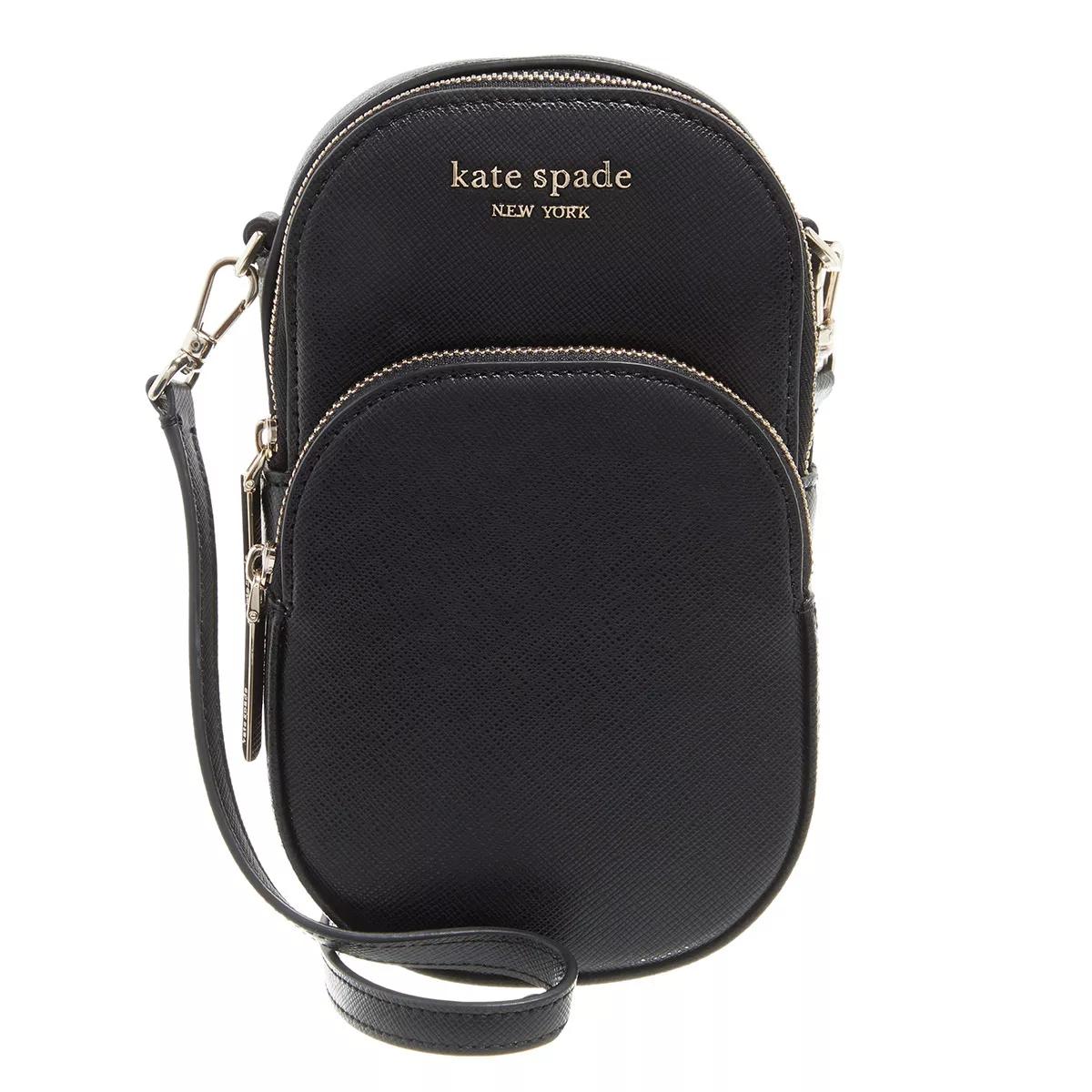 Kate Spade New York Crossbody bags - Spencer Saffiano Leather Phone Crossbody in zwart