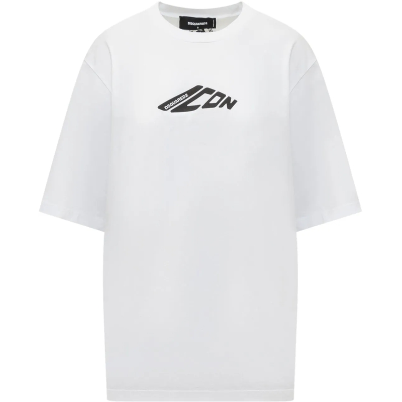 Dsquared2 T-Shirt T-Shirt con Logo weiß
