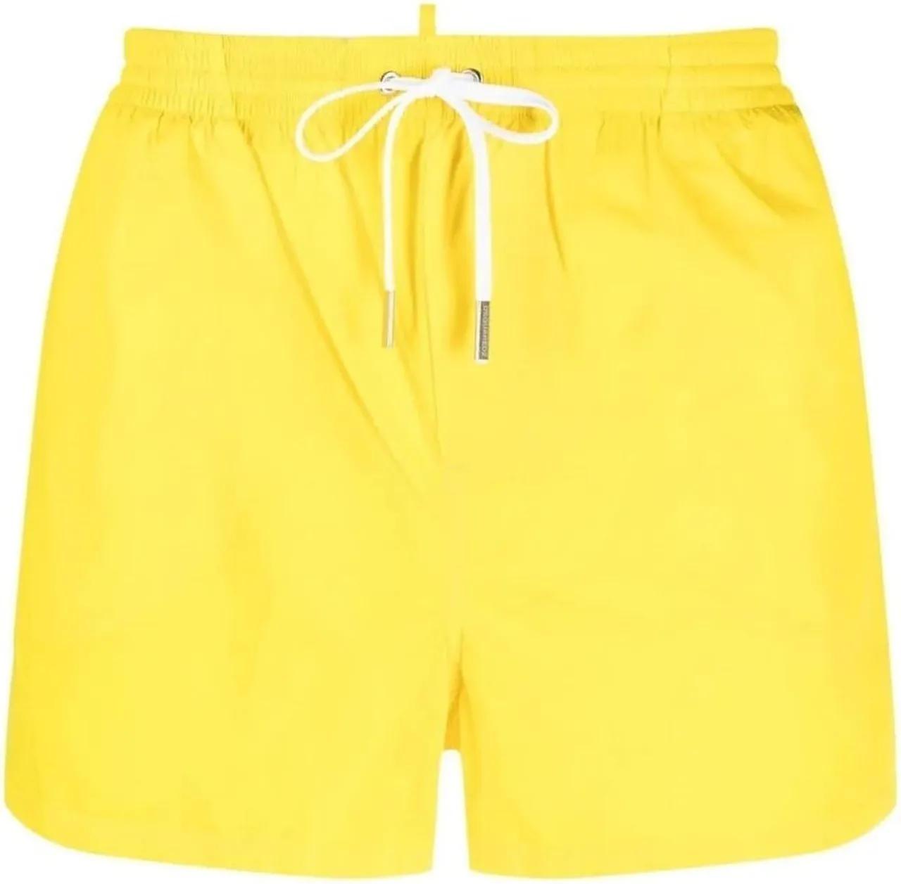 Thumbnail - Dsquared2 - Icon Logo Swim Shorts - Größe 50 - yellow