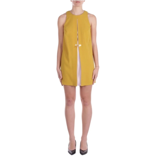Elisabetta Franchi Midi-Kleider Dresses Curry gelb