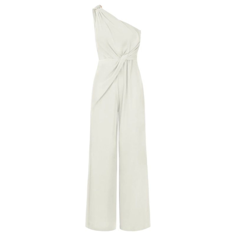 Apart Jumpsuit One-Shoulder Jerseyoverall creme