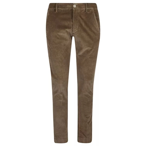 Handpicked Brown Corduroy Trousers Brown Jeans