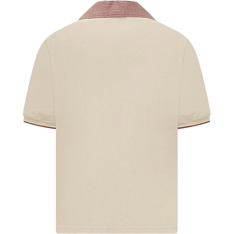 Dsquared2 Polo Polo Pied de Poule con Colletto a Rever braun(Image 2)