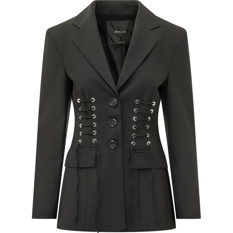 Pinko Blazer Blazer Hummer con Dettagli Intrecciati schwarz