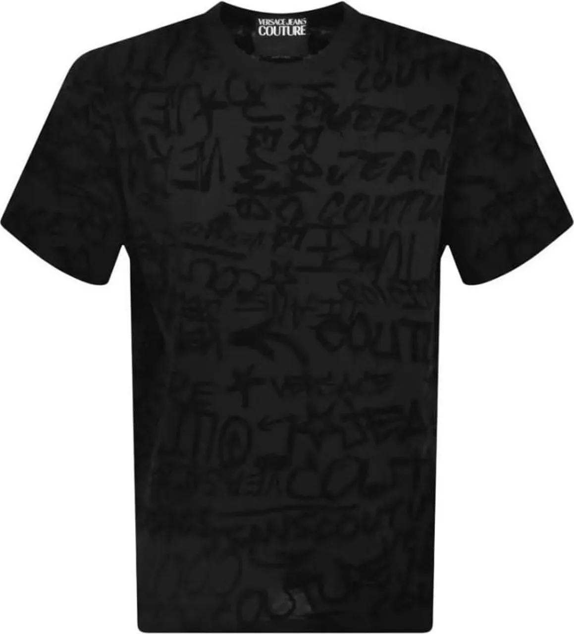 Thumbnail - Versace Jeans Couture - T-Shirt Zwart - Größe M - schwarz