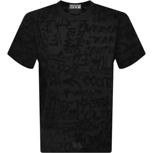 Versace Jeans Couture T-shirts T-Shirt Zwart schwarz