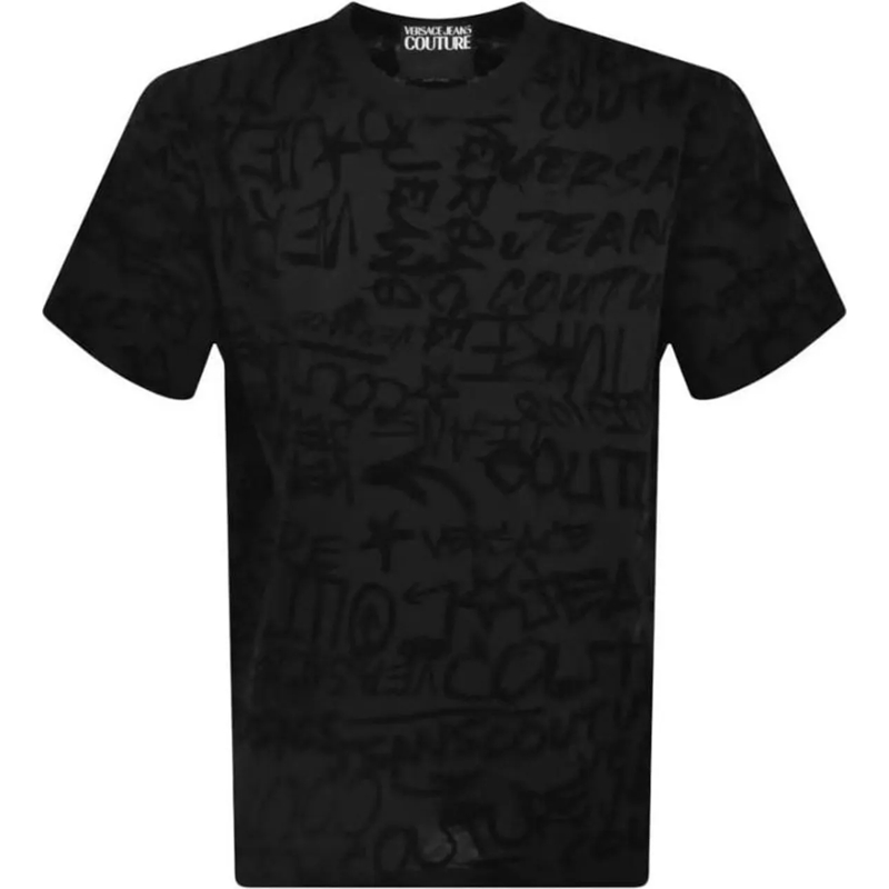 Versace Jeans Couture T-shirt T-Shirt Zwart schwarz