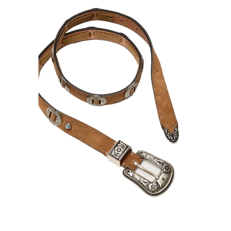 Golden Goose Gürtel Washed Nubuck Belt Brown(Image 3)