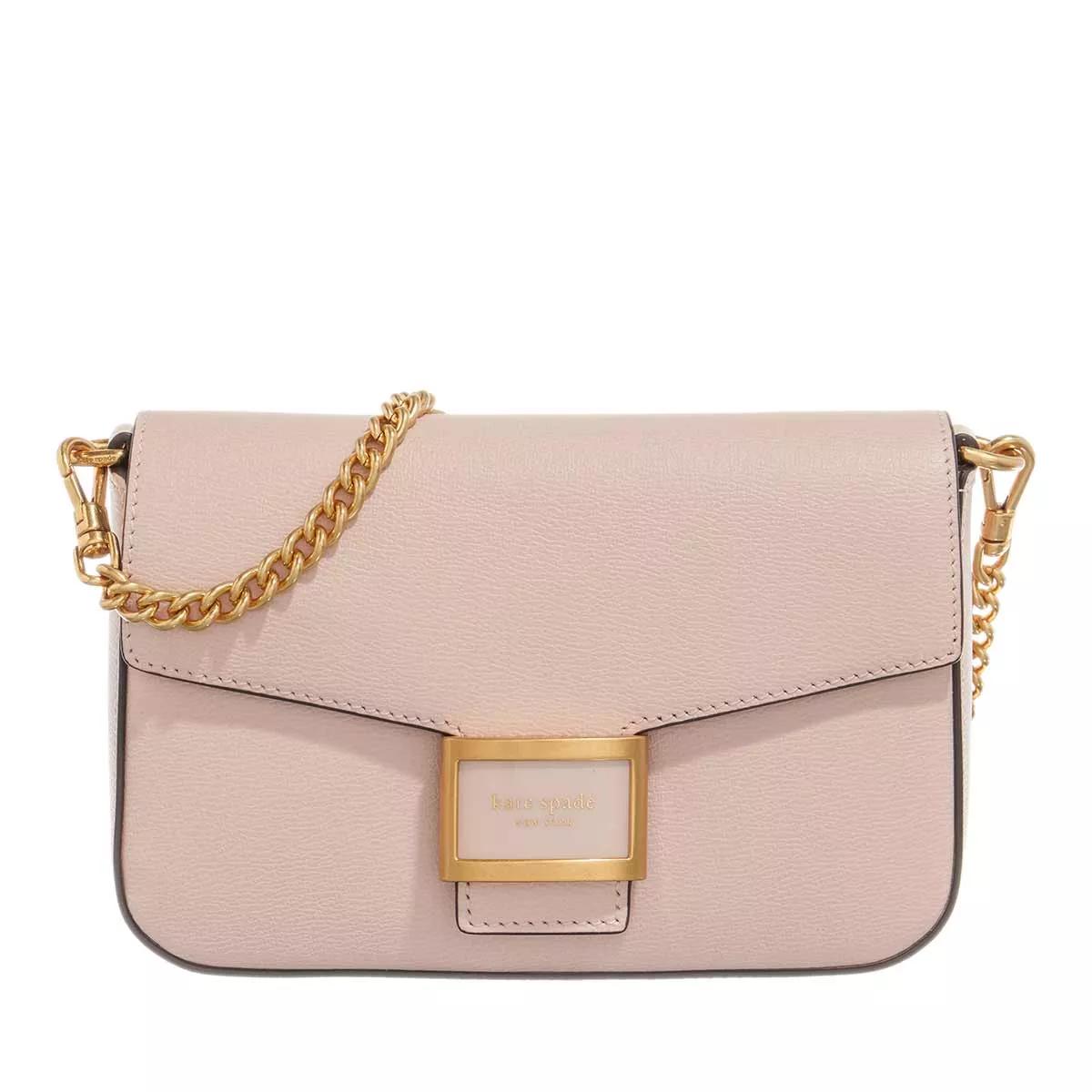 Katy Textured Leather Flap Chain Crossbody