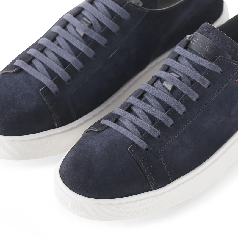 Santoni Chaussures à lacets Sneaker aus Leder braun(Image 12)